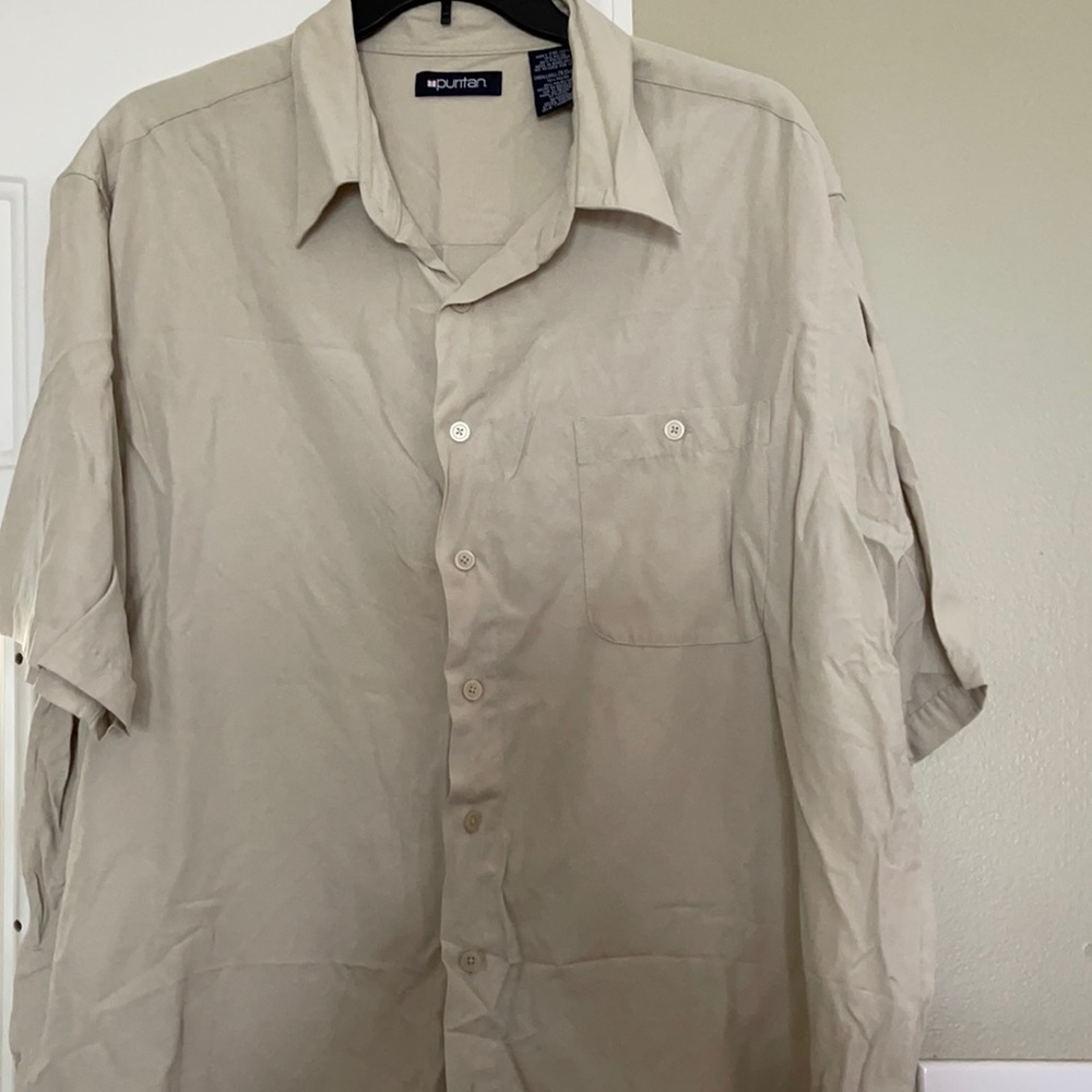 Puritan Men’s Casual Button Down Top